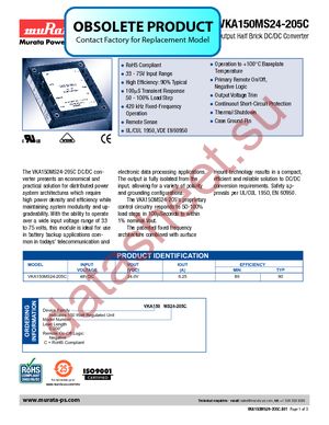 VKA150MS05-1C datasheet  